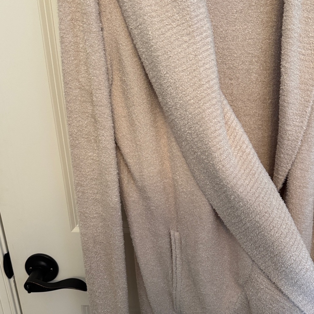 Barefoot Dreams Cozy Tan Cardigan - Picture 3 of 5